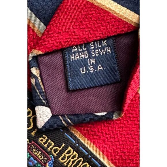 Amherst and Brock  Golf Themed Silk Tie - Picture 8 of 9